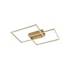 Leuchten-Direkt IVEN Ceiling Light LED brass, 2-light sources, Remote control