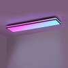 Leuchten-Direkt MARIO BLACK Ceiling Light LED black, 1-light source, Remote control, Colour changer