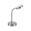 Leuchten-Direkt HENSKEN Table lamp LED brushed steel, 1-light source