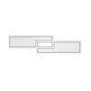 Leuchten-Direkt EDGING Ceiling Light LED white, 1-light source, Remote control