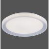 Leuchten-Direkt LOLAsmart-LENI Ceiling Light LED silver, 1-light source, Remote control, Colour changer