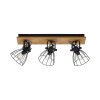 Leuchten-Direkt TARO Ceiling Light Ecru, black, 3-light sources