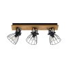 Leuchten-Direkt TARO Ceiling Light Ecru, black, 3-light sources
