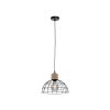 Leuchten-Direkt TARO Pendant Light Ecru, black, 1-light source