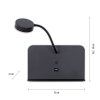 Leuchten-Direkt BOARD Wall Light LED black, 1-light source