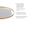 Leuchten-Direkt RITUS Ceiling Light LED brass, 1-light source