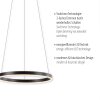 Leuchten-Direkt RITUS Pendant Light LED anthracite, 1-light source