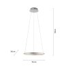 Leuchten-Direkt RITUS Pendant Light LED aluminium, 1-light source