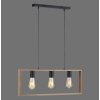 Leuchten-Direkt FRANKY Pendant Light black, 3-light sources