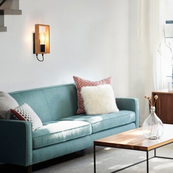 Leuchten-Direkt FRANKY Wall Light black, 1-light source