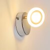 LUCY Wall Light LED chrome, 1-light source, Remote control, Colour changer