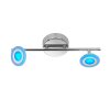Wofi GEMMA spot LED chrome, 2-light sources, Remote control, Colour changer