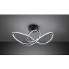 Wofi MADISON Ceiling Light LED black, 1-light source, Remote control
