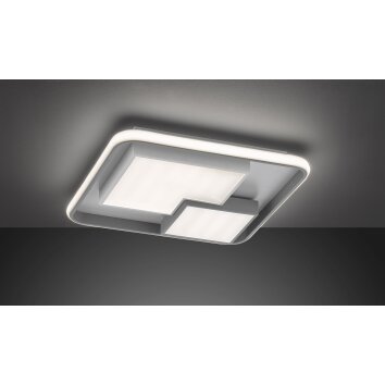 Wofi FELA Ceiling Light LED grey, white, 3-light sources