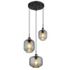 Globo OTHMAR Pendant Light bronze, black, 3-light sources