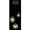 Globo OTHMAR Pendant Light bronze, black, 3-light sources