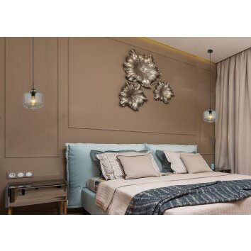 Globo OTHMAR Pendant Light bronze, black, 1-light source