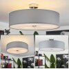 Foggia Ceiling Light chrome, 3-light sources