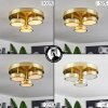 Huallilemu Ceiling Light LED brass, 3-light sources