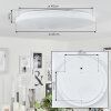 Melres Ceiling Light LED white, 1-light source