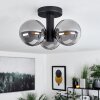Cebola Ceiling Light black, 3-light sources