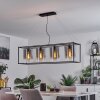 Sarniguet Pendant Light black, 4-light sources