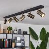 Javel Ceiling Light chrome, black, 6-light sources