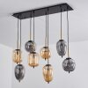 Verbania Pendant Light brass, black, 8-light sources