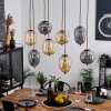Verbania Pendant Light brass, black, 8-light sources