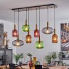 Goldenville Pendant Light brass, black, 8-light sources