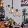 Koyoto  Pendant Light globe 25 cm clear, 3-light sources