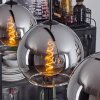 Koyoto  Pendant Light globe 25 cm chrome, clear, 3-light sources