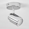 Douarnenez Ceiling Light chrome, 1-light source