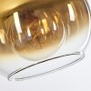 Koyoto  Pendant Light glass 25 cm gold, clear, 3-light sources