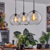 Koyoto  Pendant Light globe 30 cm clear, 3-light sources