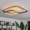 Agordela Ceiling Light LED brass, white, 1-light source, Remote control