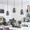 Arieux Pendant Light black, 3-light sources