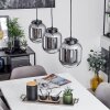 Arieux Pendant Light black, 3-light sources