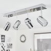 Douarnenez Ceiling Light chrome, 4-light sources