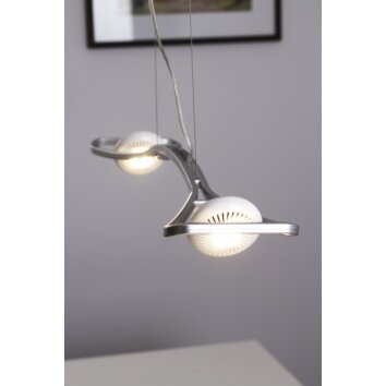 Osram Slingshot hanging light LED chrome, 2-light sources