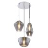 Globo  Pendant Light chrome, 3-light sources