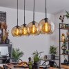Koyoto  Pendant Light glass 25 cm Amber, 4-light sources