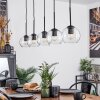 Koyoto  Pendant Light glass 15 cm clear, 5-light sources
