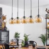 Koyoto  Ceiling Light glass 20 cm Amber, 5-light sources