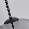 Koyoto  Pendant Light glass 30 cm clear, Smoke-coloured, 3-light sources