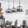 Koyoto  Pendant Light glass 30 cm clear, Smoke-coloured, 3-light sources