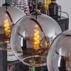 Koyoto  Pendant Light glass 30 cm clear, Smoke-coloured, 4-light sources
