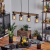 Roxa Pendant Light Light wood, black, 4-light sources