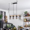 Roxa Pendant Light Light wood, black, 4-light sources