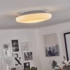 Ral Ceiling Light LED silver, white, 1-light source, Remote control, Colour changer